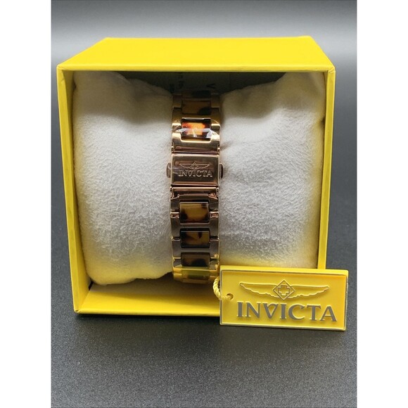 Invicta Women\'s 32064 Angel Lady Quartz 0 Brown And Gold Dial Watch-Need battery